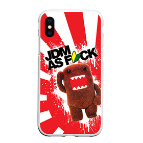 Чехол для iPhone XS Max матовый с принтом domo as f*ck в городе Новоалтайск, Силикон | Область печати: задняя сторона чехла, без боковых панелей | дрифт