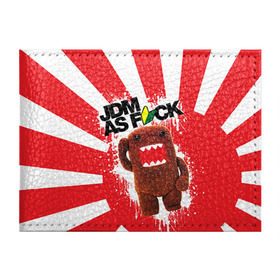 Обложка для студенческого билета с принтом domo as f*ck в городе Новоалтайск, натуральная кожа | Размер: 11*8 см; Печать на всей внешней стороне | дрифт