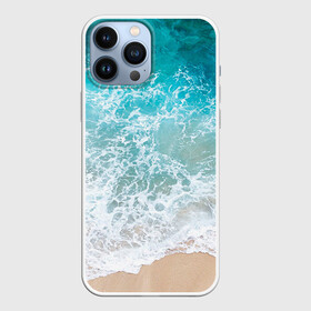 Чехол для iPhone 13 Pro Max с принтом Берег в городе Новоалтайск,  |  | Тематика изображения на принте: берег | вода | волны | море | пляж | прилив