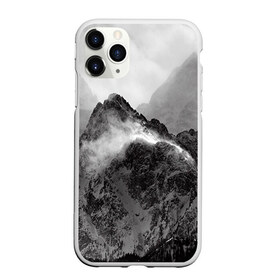 Чехол для iPhone 11 Pro матовый с принтом Горы в городе Новоалтайск, Силикон |  | горы | облака | пейзаж