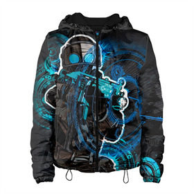 Женская куртка 3D с принтом Counter Strike в городе Новоалтайск, ткань верха — 100% полиэстер, подклад — флис | прямой крой, подол и капюшон оформлены резинкой с фиксаторами, два кармана без застежек по бокам, один большой потайной карман на груди. Карман на груди застегивается на липучку | counter | counter strike | cs go | csgo | strike | игры | контр | контр страйк | страйк