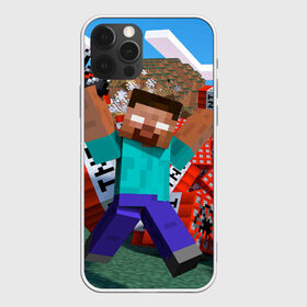 Чехол для iPhone 12 Pro Max с принтом Minecraft в городе Новоалтайск, Силикон |  | крипер