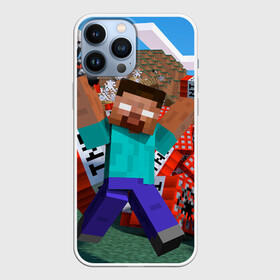 Чехол для iPhone 13 Pro Max с принтом Minecraft в городе Новоалтайск,  |  | крипер