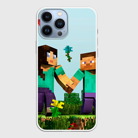 Чехол для iPhone 13 Pro Max с принтом Minecraft в городе Новоалтайск,  |  | крипер