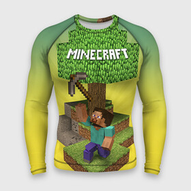 Мужской рашгард 3D с принтом Minecraft в городе Новоалтайск,  |  | крипер