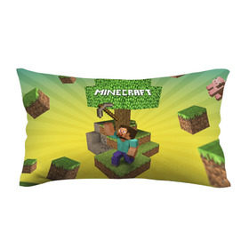 Подушка 3D антистресс с принтом Minecraft в городе Новоалтайск, наволочка — 100% полиэстер, наполнитель — вспененный полистирол | состоит из подушки и наволочки на молнии | Тематика изображения на принте: крипер