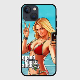 Чехол для iPhone 13 mini с принтом GTA в городе Новоалтайск,  |  | Тематика изображения на принте: auto | five | grand | gta | theft | гта