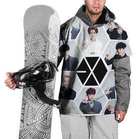 Накидка на куртку 3D с принтом Exo в городе Новоалтайск, 100% полиэстер |  | k pop | kpop | ехо | кай | кей поп | корейская попса | корея | кпоп | экзо | эксо