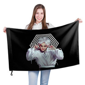 Флаг 3D с принтом Exo в городе Новоалтайск, 100% полиэстер | плотность ткани — 95 г/м2, размер — 67 х 109 см. Принт наносится с одной стороны | k pop | kpop | ехо | кай | кей поп | корейская попса | корея | кпоп | экзо | эксо