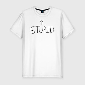 Мужская футболка премиум с принтом Green Day Stupid Baseball Tee в городе Новоалтайск, 92% хлопок, 8% лайкра | приталенный силуэт, круглый вырез ворота, длина до линии бедра, короткий рукав | Тематика изображения на принте: green day stupid baseball tee зеленый день