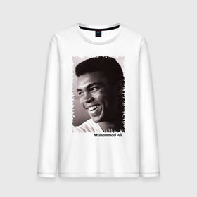 Мужской лонгслив хлопок с принтом Мухаммед Али (Muhammad Ali) в городе Новоалтайск, 100% хлопок |  | мухаммед али
