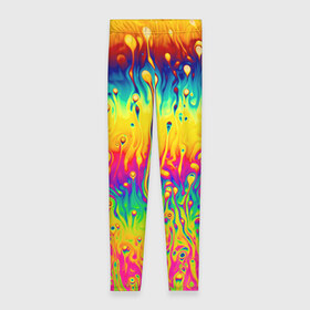 Леггинсы 3D с принтом Tie dye в городе Новоалтайск, 80% полиэстер, 20% эластан | Эластичный пояс, зауженные к низу, низкая посадка | tie dye