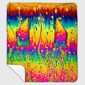 Плед с рукавами с принтом Tie dye в городе Новоалтайск, 100% полиэстер | Закругленные углы, все края обработаны. Ткань не мнется и не растягивается. Размер 170*145 | tie dye