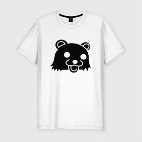 Мужская футболка премиум с принтом pedobear в городе Новоалтайск, 92% хлопок, 8% лайкра | приталенный силуэт, круглый вырез ворота, длина до линии бедра, короткий рукав | pedobearpedobear