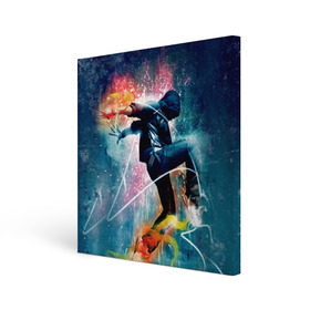 Холст квадратный с принтом Hip hop в городе Новоалтайск, 100% ПВХ |  | хип хоп