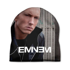 Шапка 3D с принтом Eminem в городе Новоалтайск, 100% полиэстер | универсальный размер, печать по всей поверхности изделия | eminem | music | rap | музыка | реп | эминем