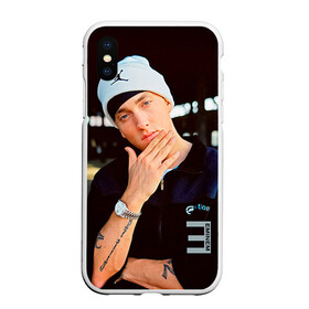 Чехол для iPhone XS Max матовый с принтом Eminem в городе Новоалтайск, Силикон | Область печати: задняя сторона чехла, без боковых панелей | eminem | music | rap | музыка | реп | эминем