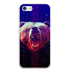 Чехол для iPhone 5/5S матовый с принтом BearRoarrr в городе Новоалтайск, Силикон | Область печати: задняя сторона чехла, без боковых панелей | 
