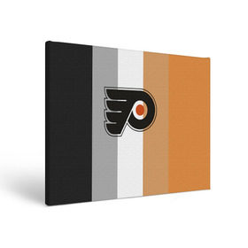 Холст прямоугольный с принтом Philadelphia Flyers в городе Новоалтайск, 100% ПВХ |  | Тематика изображения на принте: nhl | philadelphia flyers | спорт | хоккей