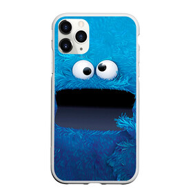 Чехол для iPhone 11 Pro Max матовый с принтом Плюшевый Мем в городе Новоалтайск, Силикон |  | Тематика изображения на принте: ест печенье | кукла | тв шоу | улица сезам