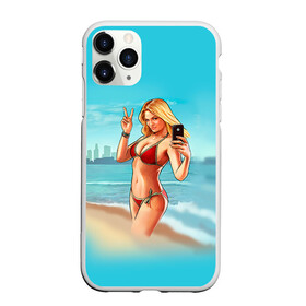 Чехол для iPhone 11 Pro матовый с принтом Девушка GTA в городе Новоалтайск, Силикон |  | 