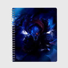 Тетрадь с принтом League of legends в городе Новоалтайск, 100% бумага | 48 листов, плотность листов — 60 г/м2, плотность картонной обложки — 250 г/м2. Листы скреплены сбоку удобной пружинной спиралью. Уголки страниц и обложки скругленные. Цвет линий — светло-серый
 | game | league of legends | lol | игры | лига легенд | лол