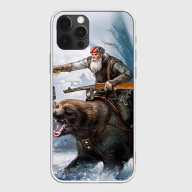 Чехол для iPhone 12 Pro Max с принтом Медведь в городе Новоалтайск, Силикон |  | медведь | мишка | патриот | россия | я русский