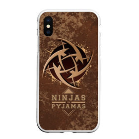 Чехол для iPhone XS Max матовый с принтом Ninjas In Pyjamas в городе Новоалтайск, Силикон | Область печати: задняя сторона чехла, без боковых панелей | nip