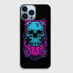 Чехол для iPhone 13 Pro Max с принтом Кислотный череп в городе Новоалтайск,  |  | skull | skulls | череп | черепа