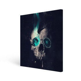Холст квадратный с принтом Skull eyes в городе Новоалтайск, 100% ПВХ |  | skull | skulls | череп | черепа