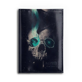 Обложка для автодокументов с принтом Skull eyes в городе Новоалтайск, натуральная кожа |  размер 19,9*13 см; внутри 4 больших “конверта” для документов и один маленький отдел — туда идеально встанут права | skull | skulls | череп | черепа