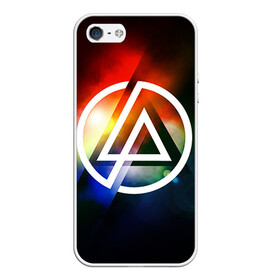 Чехол для iPhone 5/5S матовый с принтом Linkin Park в городе Новоалтайск, Силикон | Область печати: задняя сторона чехла, без боковых панелей | linkin park | rock | линкин парк | рок