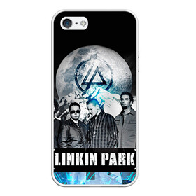 Чехол для iPhone 5/5S матовый с принтом Linkin Park в городе Новоалтайск, Силикон | Область печати: задняя сторона чехла, без боковых панелей | linkin park | rock | линкин парк | рок