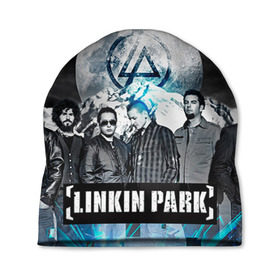 Шапка 3D с принтом Linkin Park в городе Новоалтайск, 100% полиэстер | универсальный размер, печать по всей поверхности изделия | linkin park | rock | линкин парк | рок