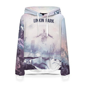 Женская толстовка 3D с принтом Linkin Park в городе Новоалтайск, 100% полиэстер  | двухслойный капюшон со шнурком для регулировки, мягкие манжеты на рукавах и по низу толстовки, спереди карман-кенгуру с мягким внутренним слоем. | linkin park | rock | линкин парк | рок