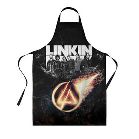 Фартук 3D с принтом Linkin Park в городе Новоалтайск, 100% полиэстер | общий размер — 65 х 85 см, ширина нагрудника — 26 см, горловина — 53 см, длина завязок — 54 см, общий обхват в поясе — 173 см. Принт на завязках и на горловине наносится с двух сторон, на основной части фартука — только с внешней стороны | linkin park | rock | линкин парк | рок