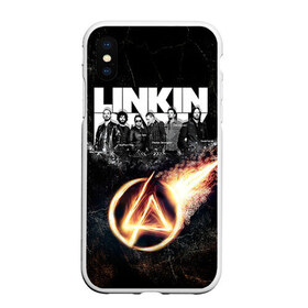 Чехол для iPhone XS Max матовый с принтом Linkin Park в городе Новоалтайск, Силикон | Область печати: задняя сторона чехла, без боковых панелей | linkin park | rock | линкин парк | рок