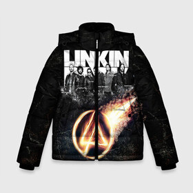 Зимняя куртка для мальчиков 3D с принтом Linkin Park в городе Новоалтайск, ткань верха — 100% полиэстер; подклад — 100% полиэстер, утеплитель — 100% полиэстер | длина ниже бедра, удлиненная спинка, воротник стойка и отстегивающийся капюшон. Есть боковые карманы с листочкой на кнопках, утяжки по низу изделия и внутренний карман на молнии. 

Предусмотрены светоотражающий принт на спинке, радужный светоотражающий элемент на пуллере молнии и на резинке для утяжки | linkin park | rock | линкин парк | рок