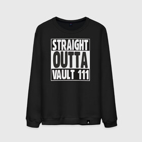 Мужской свитшот хлопок с принтом Straight Outta Vault 111 в городе Новоалтайск, 100% хлопок |  | 