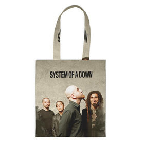 Сумка 3D повседневная с принтом System of a Down в городе Новоалтайск, 100% полиэстер | Плотность: 200 г/м2; Размер: 34×35 см; Высота лямок: 30 см | hard rock | metal | rock | serj | system of a down | tankian | метал | рок | систем | танкян | хардрок