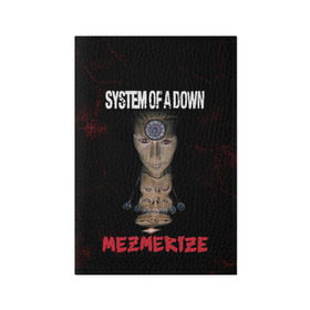 Обложка для паспорта матовая кожа с принтом System of a Down в городе Новоалтайск, натуральная матовая кожа | размер 19,3 х 13,7 см; прозрачные пластиковые крепления | hard rock | metal | rock | serj | system of a down | tankian | метал | рок | систем | танкян | хардрок
