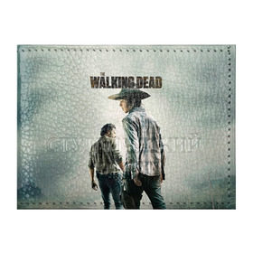 Обложка для студенческого билета с принтом The Walking Dead в городе Новоалтайск, натуральная кожа | Размер: 11*8 см; Печать на всей внешней стороне | Тематика изображения на принте: зомби