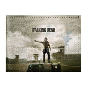 Обложка для студенческого билета с принтом The Walking Dead в городе Новоалтайск, натуральная кожа | Размер: 11*8 см; Печать на всей внешней стороне | Тематика изображения на принте: зомби