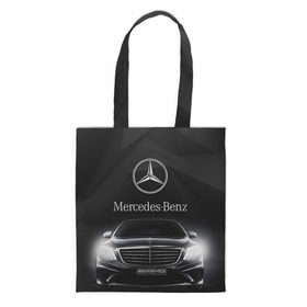 Сумка 3D повседневная с принтом Mercedes в городе Новоалтайск, 100% полиэстер | Плотность: 200 г/м2; Размер: 34×35 см; Высота лямок: 30 см | amg | benz | mercedes | бенс | бенц | мерседес