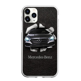 Чехол для iPhone 11 Pro матовый с принтом Mercedes в городе Новоалтайск, Силикон |  | amg | benz | mercedes | бенс | бенц | кожа | мерседес