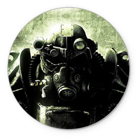 Коврик круглый с принтом Fallout в городе Новоалтайск, резина и полиэстер | круглая форма, изображение наносится на всю лицевую часть | fallout | бункер | постапокалиптические | фалаут | фаллаут | фолаут | фоллаут