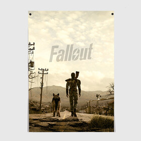 Постер с принтом Fallout в городе Новоалтайск, 100% бумага
 | бумага, плотность 150 мг. Матовая, но за счет высокого коэффициента гладкости имеет небольшой блеск и дает на свету блики, но в отличии от глянцевой бумаги не покрыта лаком | fallout | бункер | постапокалиптические | фалаут | фаллаут | фолаут | фоллаут