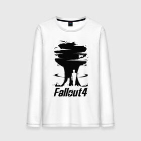 Мужской лонгслив хлопок с принтом Fallout 4: взрыв в городе Новоалтайск, 100% хлопок |  | fallout | fallout 4: взрыввзрыв | апокалипсис | игры | подарок | ядерный