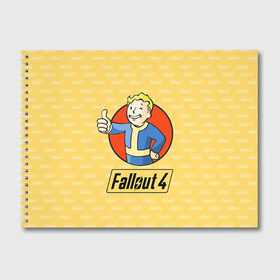 Альбом для рисования с принтом Fallout в городе Новоалтайск, 100% бумага
 | матовая бумага, плотность 200 мг. | Тематика изображения на принте: fallout | бункер | постапокалиптические | фалаут | фаллаут | фолаут | фоллаут