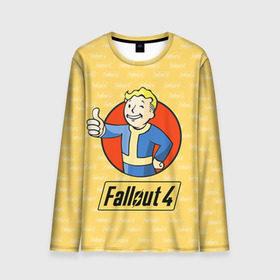 Мужской лонгслив 3D с принтом Fallout в городе Новоалтайск, 100% полиэстер | длинные рукава, круглый вырез горловины, полуприлегающий силуэт | Тематика изображения на принте: fallout | бункер | постапокалиптические | фалаут | фаллаут | фолаут | фоллаут